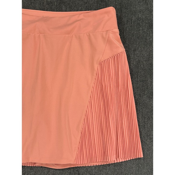 Nike Dri-Fit Women's Peach Pleated Tennis Skort Size Small EUC Golf Skirt - Picture 4 of 12
